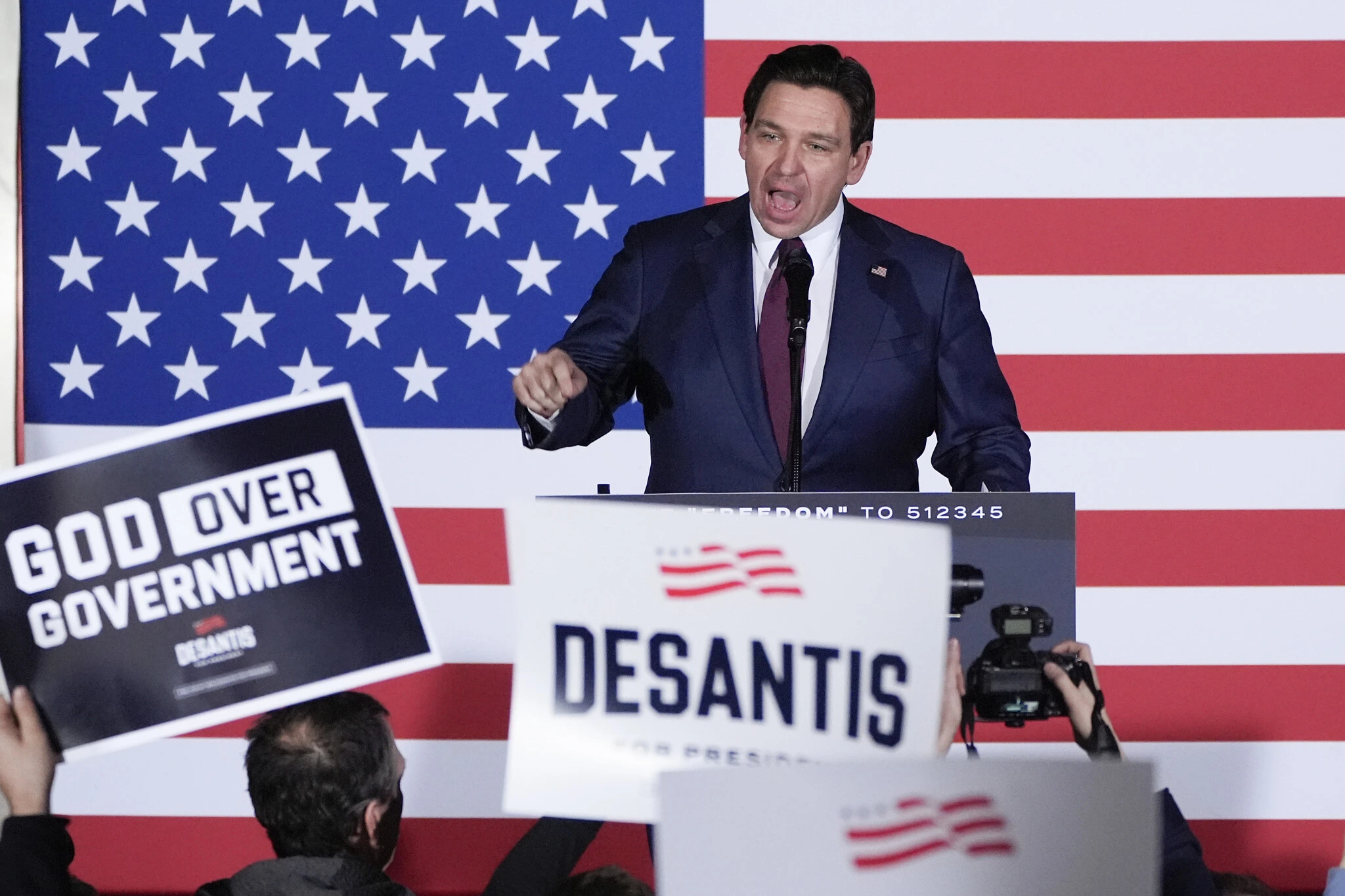 DeSantis prioritizing governing Florida over a 2024 presidential campaign.