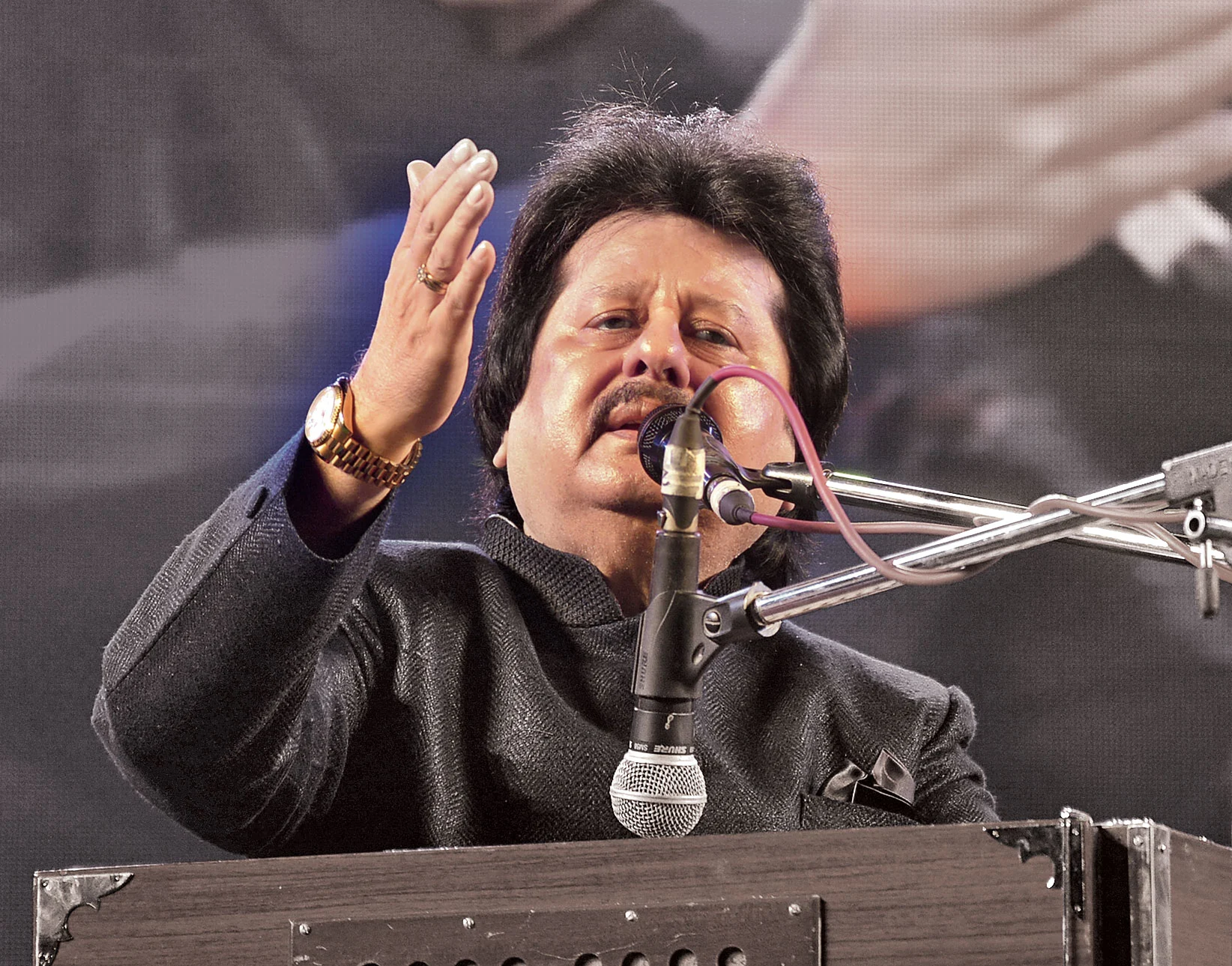 A collection of Pankaj Udhas's most famous ghazal albums displayed together.