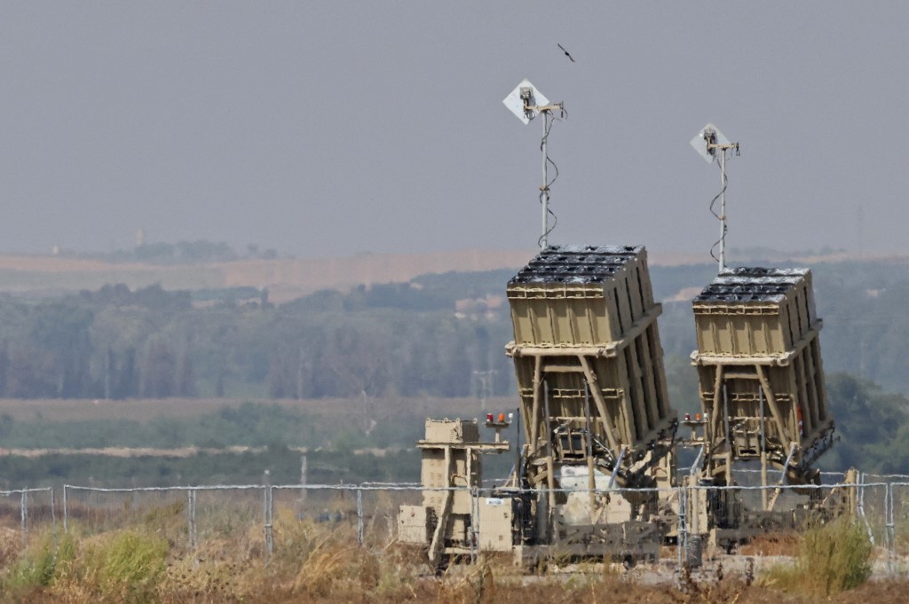 Israeli Defense Forces monitoring Iron Dome system