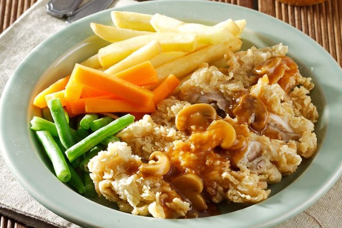 Steak Ayam Crispy