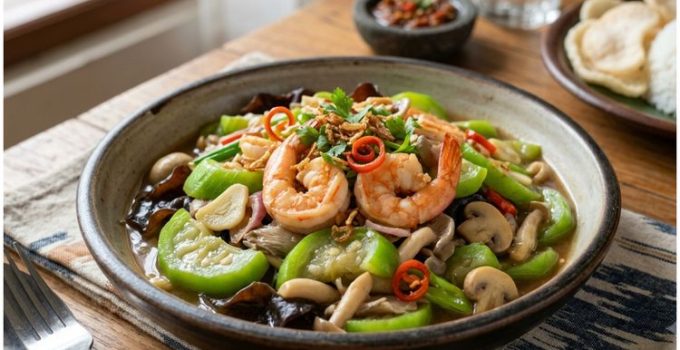 Tumis Oyong Udang, Sajian Rumahan yang Lembut, Gurih, dan Selalu Menggugah Selera