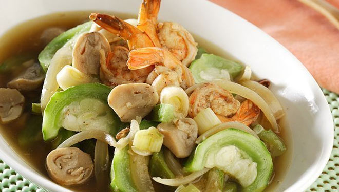 Tumis Oyong Udang